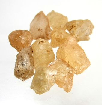 Bra Pris Parti 10 st Rå&Oslipad Äkta Imperial Orange Topas 27,90 carat Naturlig Kristall Obehandlad från Ouro Preto Brasilien Köp Nu!