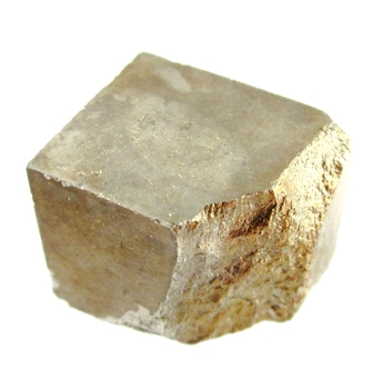 Bra Pris Mycket Intressant Samlarobjekt Pyrit (Svavelkis) 21,04 gram Naturlig Kubisk Kristall från Navajun, La Rioja, Spanien Köp Nu! 