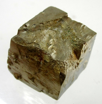 Bra Pris Mycket Intressant Samlarobjekt Pyrit (Svavelkis) 26,04 gram Naturlig Kubisk Kristall från Navajun, La Rioja, Spanien Köp Nu! 