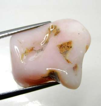 Bra Pris Mycket Fin Rosa Opal (Opalit) 17,9 carat Polerad Naturlig Kristall/Bit Bra Färg & Kvalitet från Fyndighet i Peru Köp Nu!