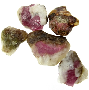 Bra Pris Parti 5 st Sällsynt Purpur Röd Rubin 35,13 carat Naturlig Kristall i Matrix Fin Kvalitet & Färg från Jagdlek Afganistan Köp Nu!