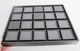 Bra Pris Etui  till ädelstenssamling inklusive 20 st 40x40 mm svart plast box, Svart öppen ram. Storlek på lådan är 240x190 mm Köp Nu!
