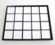 Bra Pris Etui  till ädelstenssamling inklusive 20 st 40x40 mm vita plast box, Svart öppen ram. Storlek på lådan är 240x190 mm Köp Nu!
