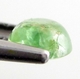 Bra Pris Mycket Fin Grön Tsavorit Granat 0,54 carat Rund Cabochon Mycket Bra Slipning & Lyster från Tanzania Köp Nu!