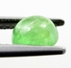 Bra Pris Mycket Fin Grön Tsavorit Granat 0,91 carat Oval Cabochon Mycket Bra Slipning & Lyster från Tanzania Köp Nu!