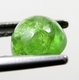Bra Pris Mycket Fin Grön Tsavorit Granat 1,10 carat Rund Cabochon Mycket Bra Slipning & Lyster från Tanzania Köp Nu!