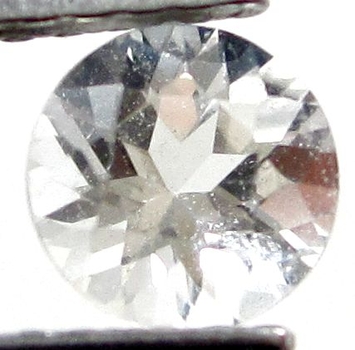 Bra Pris Mycket Vacker Obehandlad Goshenit (Vit Beryll) ca 0,10 carat Rund Slipning Mycket Bra Kvalitet & Lyster från Brasilien Köp Nu!