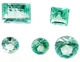 Bra Pris Parti 5 st Sällsynt Topp Grön Smaragd 0,42 carat Mix Slipning Hög Kvalitet från Panjshir Valley Afganistan Köp Nu!