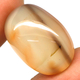 Bra Pris Mycket Vacker Orange med ränder Agat 34,44 carat Oval Cabochon Slipning Väldigt Fin Färg & Kvalitet från Botswana Afrika Köp Nu!