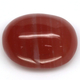 Bra Pris Mycket Vacker Orange med ränder Agat 42,22 carat Oval Cabochon Slipning Väldigt Fin Färg & Kvalitet från Botswana Afrika Köp Nu!