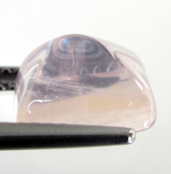 Bra Pris Mycket Vacker Rosen Kvarts 3,20 carat Sockertopp Cabochon Slipning Fin Färg & Kvalitet från Afrika Köp Nu!