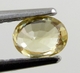 Bra Pris Bra kvalitet Gulgrön Krysoberyll 0,43 carat Oval Slipning Mycket Fin Lyster & Färg från Madagaskar Köp Nu!