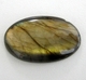 Bra Pris Mycket Fin Kvalitet Regnbågs Lystrande Labradorit 29,78 carat Oval Cabochon Slipning Suverän Lyster & Färgspel från Madagaskar köp Nu!