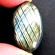 Bra Pris Mycket Fin Kvalitet Regnbågs Lystrande Labradorit 41,11 carat Oval Cabochon Slipning Suverän Lyster & Färgspel från Madagaskar köp Nu!