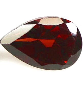 Bra Pris Mycket Fin Röd Pyrop Granat 0,95 carat Dropp Fasett Slipning i Bra Kvalitet & Lyster från Afrika Köp Nu!