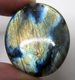 Bra Pris Mycket Fin Kvalitet Regnbågs Lystrande Labradorit 62,14 carat Oval Cabochon Slipning Suverän Lyster & Färgspel från Madagaskar köp Nu!