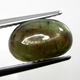 Bra Pris Fin Behandlad Djup Grön Safir 3,49 carat Oval Cabochon Slipning Bra Kvalitet & Färg från Madagaskar Köp Nu!