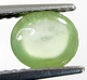 Bra Pris Mycket Fin Färg Äppelgrön Prehnit 0,96 carat Oval Cabochon Slipning Helt Transparent & Topp Kvalitet från Madagaskar Köp Nu!