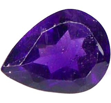 Bra Pris Vacker Intensiv Djup Violett Ametist 1,09 carat Dropp Slipning Mycket Bra Kvalitet & Lyster från Afrika Köp Nu!