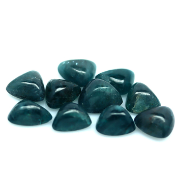 Bra Pris Parti 11 st Fin Sällsynt Grandidierit 14,15 carat Trilliant Cabochon Slipad Fin Kvalitet från Madagaskar Köp Nu!