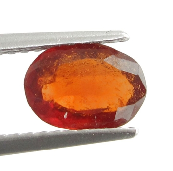 Billigt Pris Rödaktigt Orange Hessonit Granat 1,11 carat Oval Slipning Härlig Färg från Afrika Köp Nu!