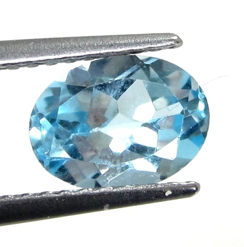 Bra Pris Mycket Vacker Himmelsblå Topas 1,63 carat Oval Slipning Topp Lyster & Kvalitet från Brasilien Köp Nu!