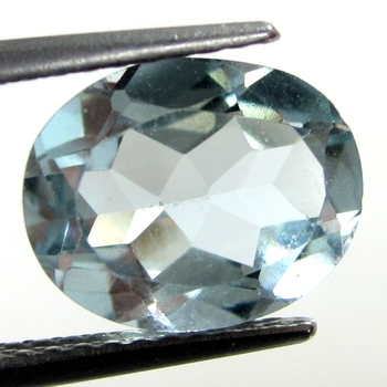 Bra Pris Mycket Vacker Himmelsblå Topas 3,19 carat Oval Slipning Topp Lyster & Kvalitet från Brasilien Köp Nu!