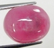 Bra Pris Mycket Fin Kvalitet Behandlad Rödrosa Rubin 8,26 carat Oval Slipad Cabochon från Madagaskar Köp Nu!