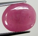 Bra Pris Mycket Fin Kvalitet Behandlad Rödrosa Rubin 8,26 carat Oval Slipad Cabochon från Madagaskar Köp Nu!