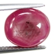 Bra Pris Mycket Fin Kvalitet Behandlad Rödrosa Rubin 7,66 carat Oval Slipad Cabochon från Madagaskar Köp Nu!