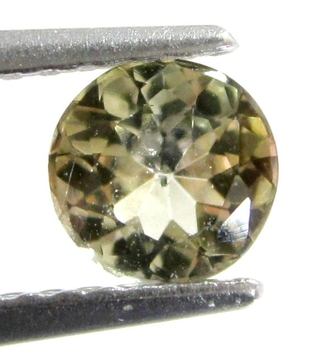 Bra Pris Mycket Sällsynt Intensiv Gul Zoisit 0,52 carat Rund Slipad Mycket Bra Lyster & Kvalitet från Tanzania Köp Nu!