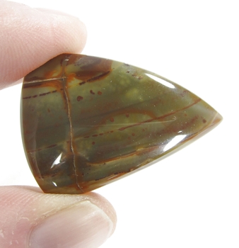 Bra Pris Vacker Mönstrad Polykrom Jaspis 47,47 carat Fancy Cabochon Slipad Mycket Bra Kvalitet & Färg från Madagaskar Köp Nu!