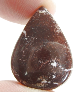 Bra Pris Vacker Mönstrad Vild Häst Jaspis 38,29 carat Dropp Cabochon Slipad Mycket Bra Kvalitet & Färg från Mexiko Köp Nu!