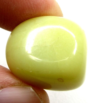Bra Pris Mycket Vacker Trumlad Polerad Gul Nefrit Jade 9,03 gram Utsökt Bra Kvalitet & Färg från Pakistan Köp Nu!