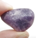 Bra Pris Trumlad Polerad Mycket Vacker Violett Lepidolit 9,13 Gram Naturligt Mönster Intressant Samlarsten från Afrika Köp Nu!