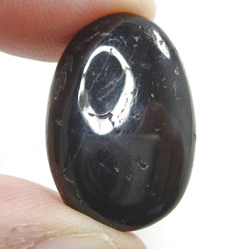 Bra Pris Trumlad Polerad Mycket Fin Schörl (Svart Turmalin) 7,76 Gram Naturlig Intressant Samlarsten från Brasilien Köp Nu!