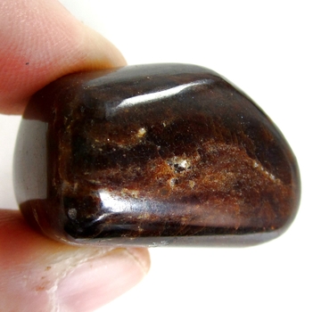 Bra Pris Mycket Fin Polerad Trumlad Granat 14-16 gram Jämn Mörk Brunröd Färg Bra Kvalitet från Brasilien Köp Nu!