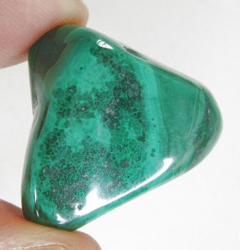 Bra Pris Mycket Fin Trumlad Polerad Malakit 18-20 Gram Utsökt Färg Mönster & Hög Kvalitet från Afrika Köp Nu!