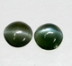 Good Price Parcel 2 pcs Very Rare Alexandrite Cateye 0,41 carat Round Cabochon Skarp Eye Nice Quality from Madagascar Purchase Now!