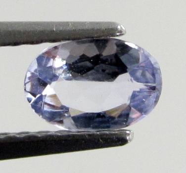 Bra Pris Mycket Sällsynt Vacker Rosaaktigt Violett Blå Tanzanit (Thulit) 0,43 carat Oval Slipad Mycket Bra Lyster & Kvalitet från Tanzania Köp Nu!