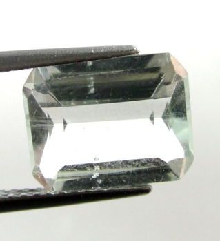 Bra Pris Mycket Vacker Blåaktigt Grön Akvamarin 3,56 carat Oktagon Slipning Finaste Lyster & Kvalitet från Brasilien Köp Nu!