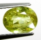 Bra Pris Mycket Vacker Neon Gulgrön Sphene (Titianit) 1,32 carat Oval Slipad Mycket Fin Kvalitet & Lyster från Madagaskar Köp Nu!