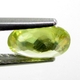 Bra Pris Mycket Vacker Neon Gulgrön Sphene (Titianit) 0,94 carat Oval Slipad Mycket Fin Kvalitet & Lyster från Madagaskar Köp Nu!
