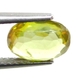 Bra Pris Mycket Vacker Neon Gulgrön Sphene (Titianit) 1,28 carat Oval Slipad Mycket Fin Kvalitet & Lyster från Madagaskar Köp Nu!