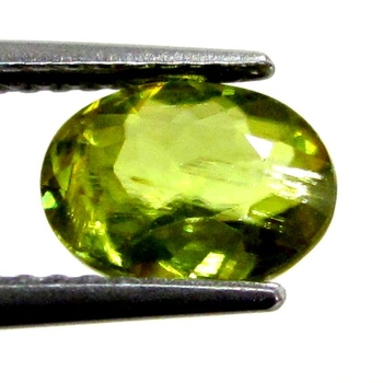 Bra Pris Mycket Vacker Neon Gulgrön Sphene (Titianit) 1,38 carat Oval Slipad Mycket Fin Kvalitet & Lyster från Madagaskar Köp Nu!