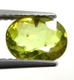 Bra Pris Mycket Vacker Neon Gulgrön Sphene (Titianit) 1,37 carat Oval Slipad Mycket Fin Kvalitet & Lyster från Madagaskar Köp Nu!