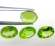 Bra Pris Parti 4 st Mycket Fin Topp Grön Peridot 4,72 carat Oval Slipad Fin Lyster & Billig Kvalitet från Pakistan Köp Nu!