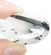 Bra Pris Mycket Fin Intressant Svart Rutil Kvarts 70,50 carat Oval Cabochon Slipning Bra Kvalitet & Form från Brasilien Köp Nu!