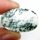 Bra Pris Mycket Vacker Vit Moss Agat 37,64 carat Oval Cabochon Slipning Väldigt Fin Färg & Kvalitet från Brasilien Köp Nu!