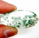 Bra Pris Mycket Vacker Vit Moss Agat 69,75 carat Oval Cabochon Slipning Väldigt Fin Färg & Kvalitet från Brasilien Köp Nu!